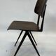 Lot de 4 chaises d’école vintage Galvanitas S16 Pays-Bas