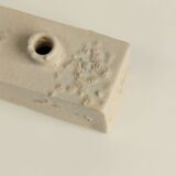 Cubic shaped vase granite chip