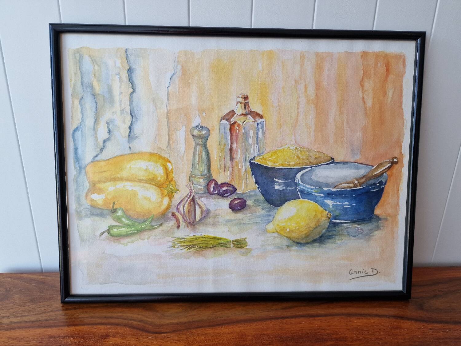 Original still life watercolor