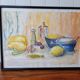 Aquarelle nature morte originale