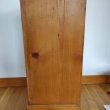 Wooden bedside table, 1 drawer