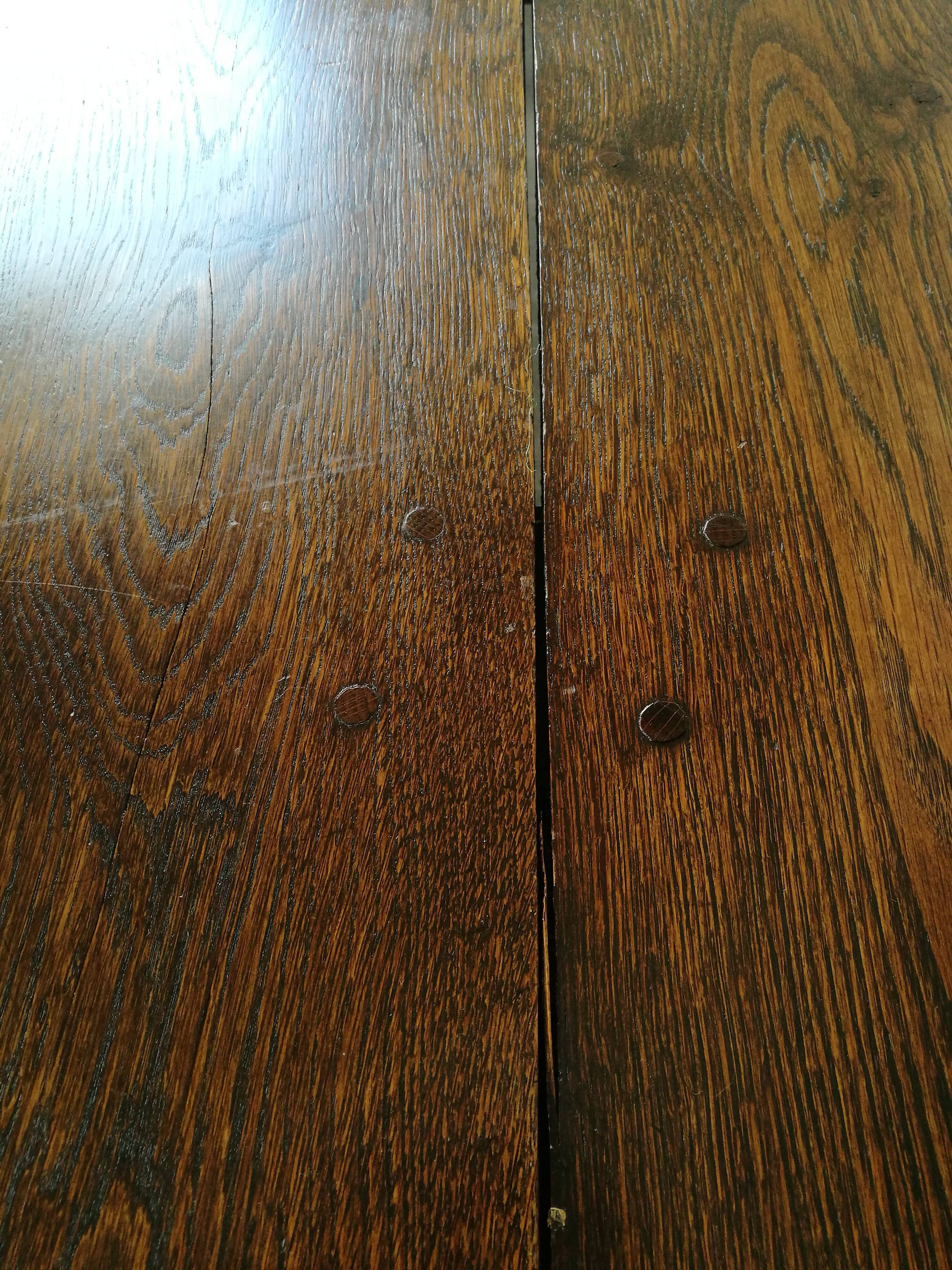 Massive oak farm table