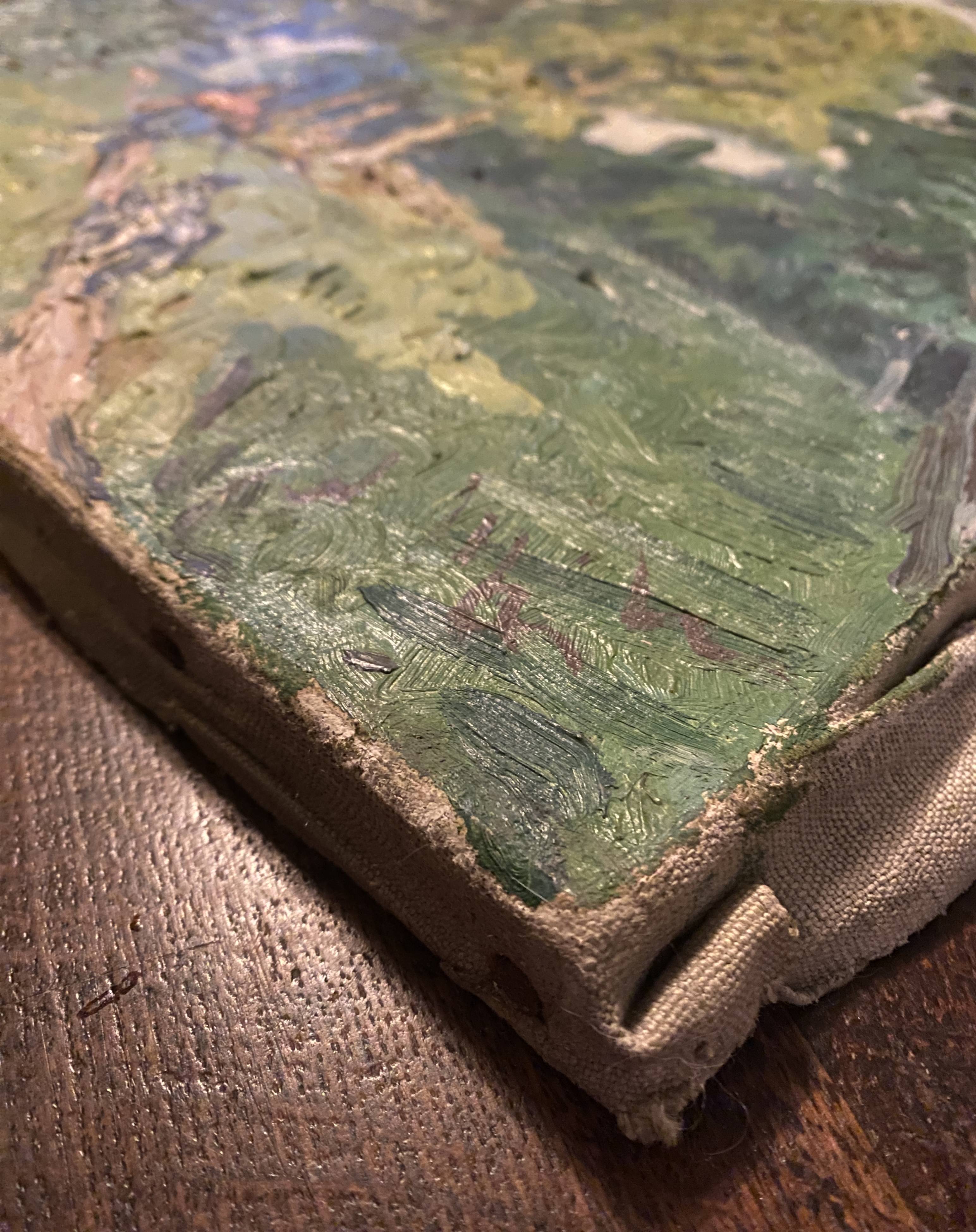 HST painting "The Ballade" by Marcel GAULT (1899-1989) painter from Franche-Comté