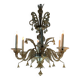 Venetian lustre in gilded Murano glass, circa 1920