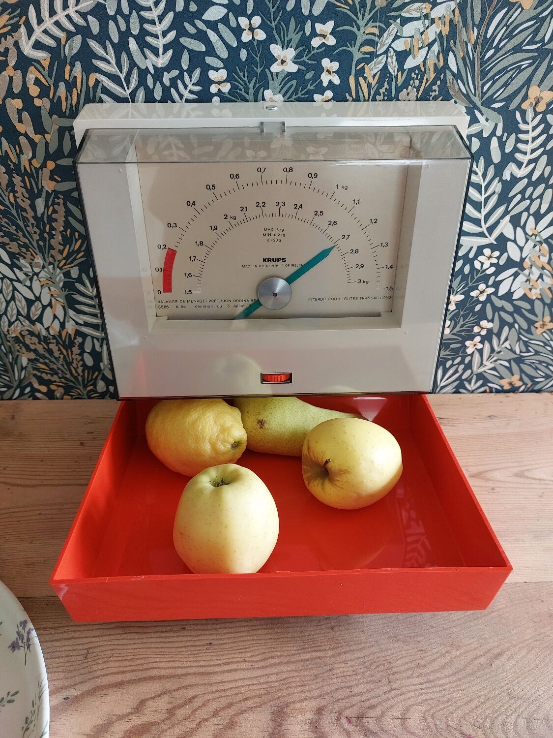 Krups vintage wall scale