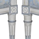 Set of 4 Louis XVI style bergère armchairs