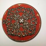 Old round pocket mirror
