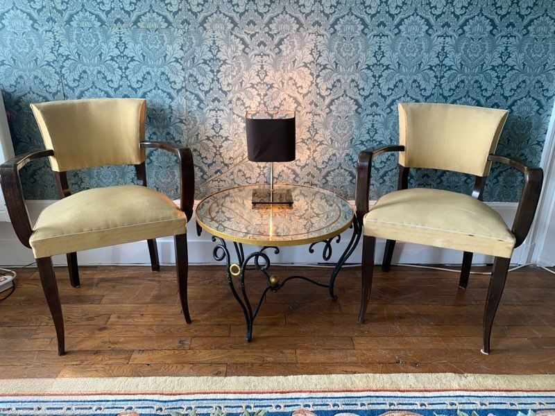 Art Deco chair pair