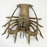 Langouste en laiton vintage