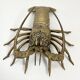 Vintage brass lobster