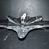 Baccarat splash star pocket bowl in molded crystal design 1950-1960