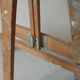 Old artist painter easel painting board holder wooden canvas 66 cm