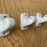 Vintage ceramic hooks