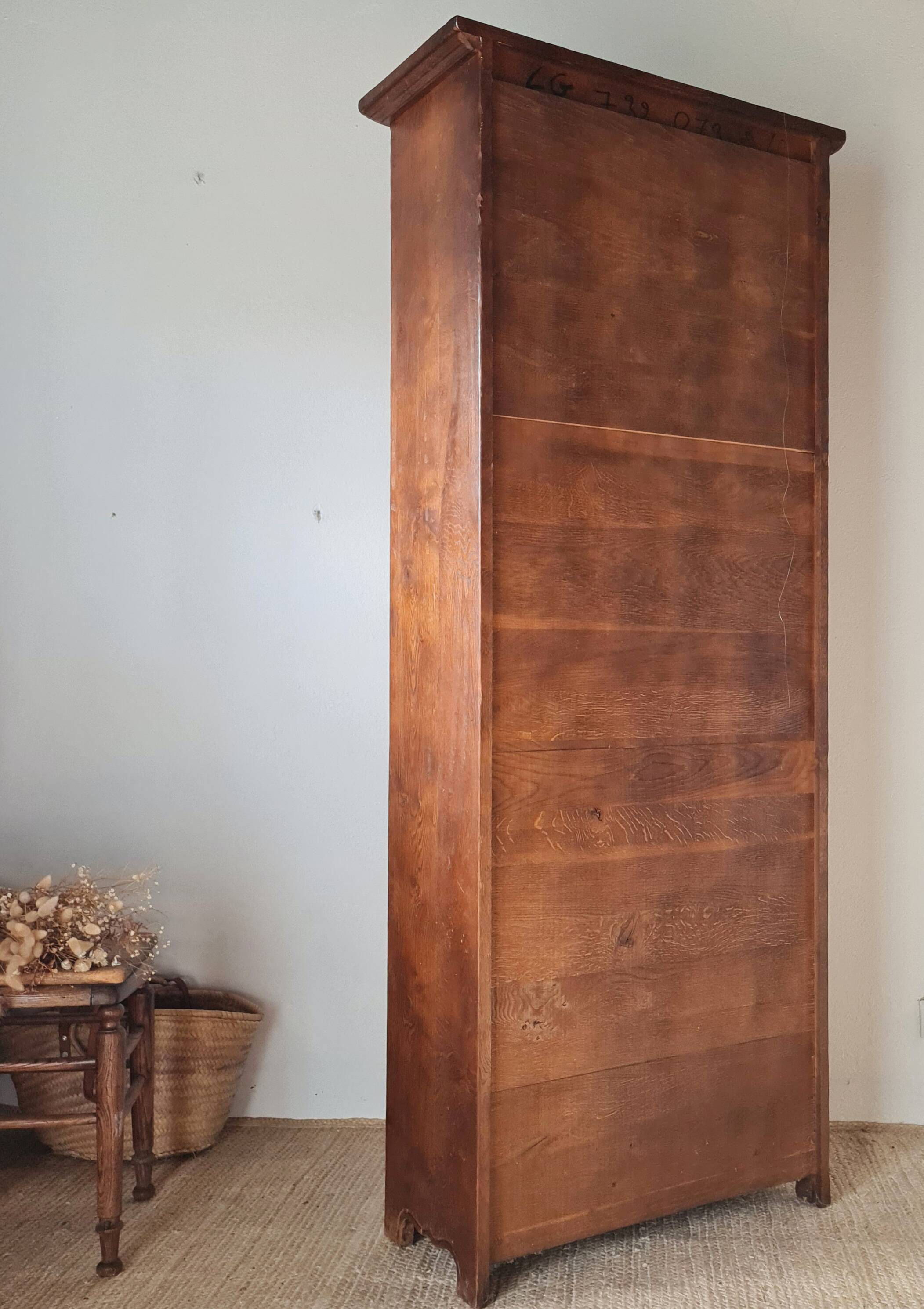 Ancient library in solid wood