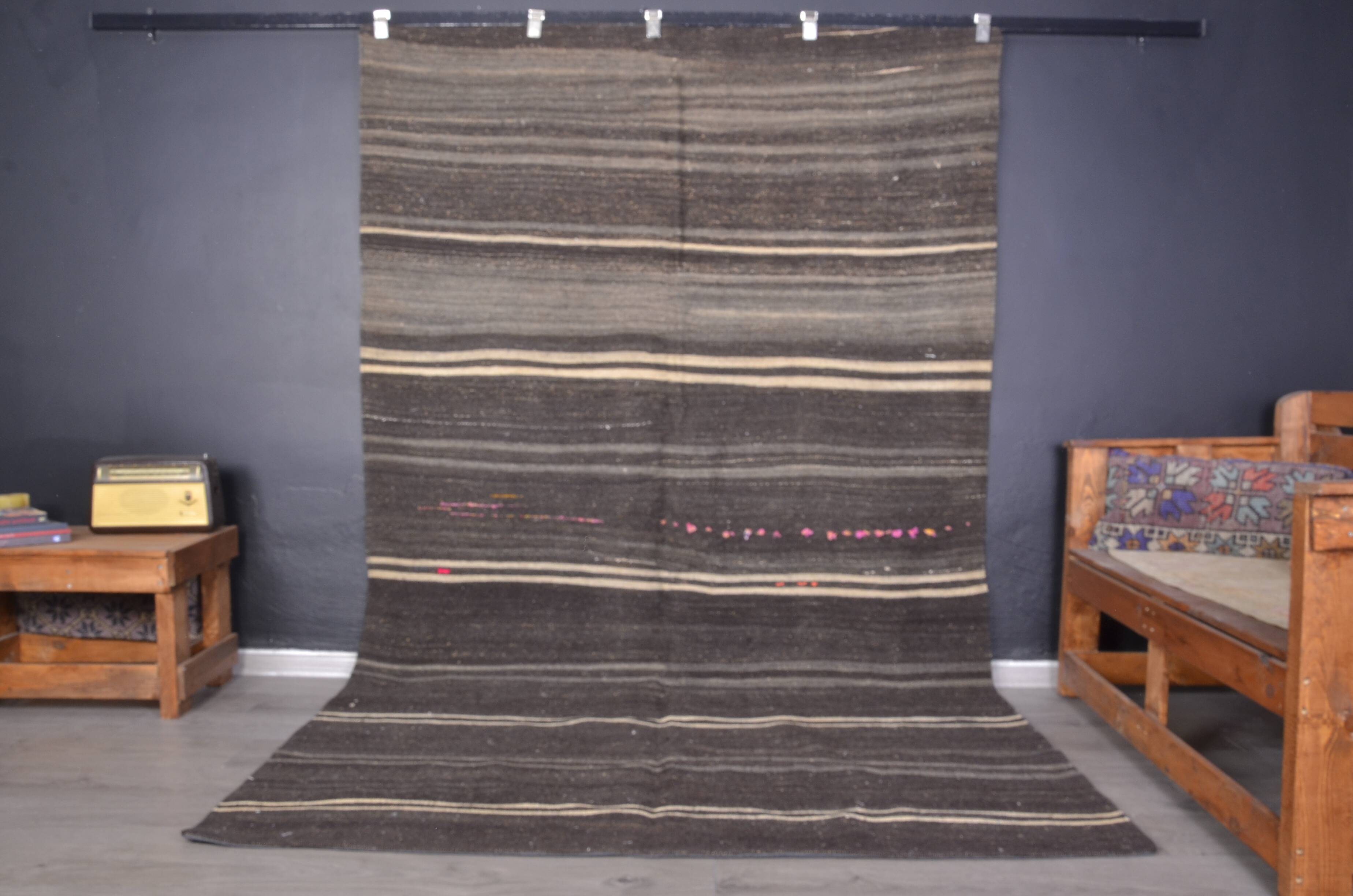 Tapis kilim turc vintage sku3971