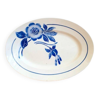 Vintage ceramic oval dish