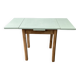 Mid-Century Vintage Draw-Leaf Kitchen Dining Table with Formica Top