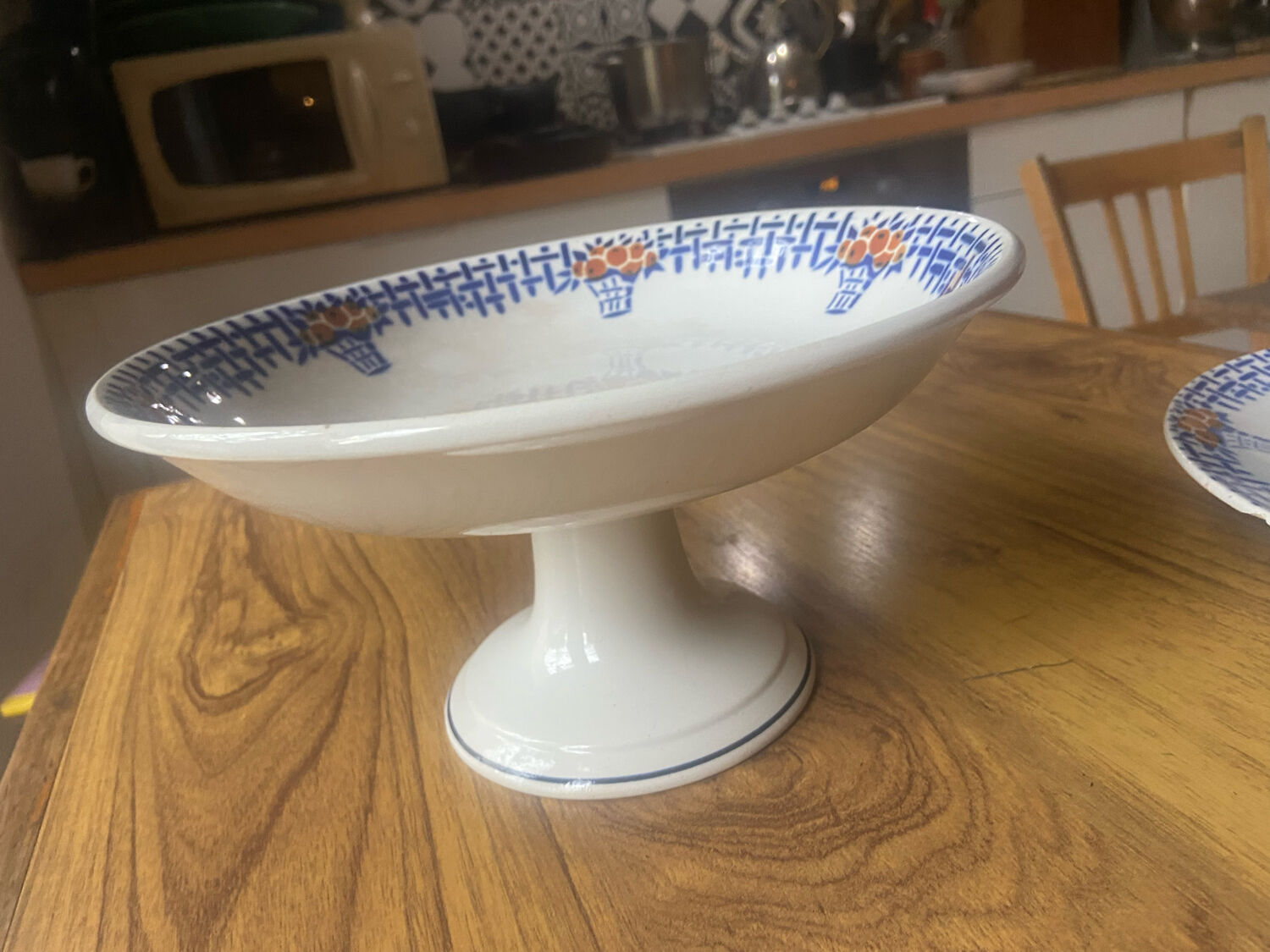 Pair of ceramic cups from St Amand 50s