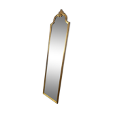 Miroir d'entre-deux ancien orné de motifs dorés