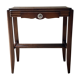 Art deco side table in teak