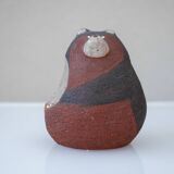 Bear Figurine in Ceramic by Thomas Hellström for Nittsjö, 1960s