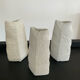 Trio of vintage porcelain vases