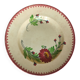 Plat rond en terre de fer Jules Vieillard