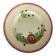 Plat rond en terre de fer Jules Vieillard
