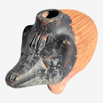 Uniflore ceramic vase hedgehog shape