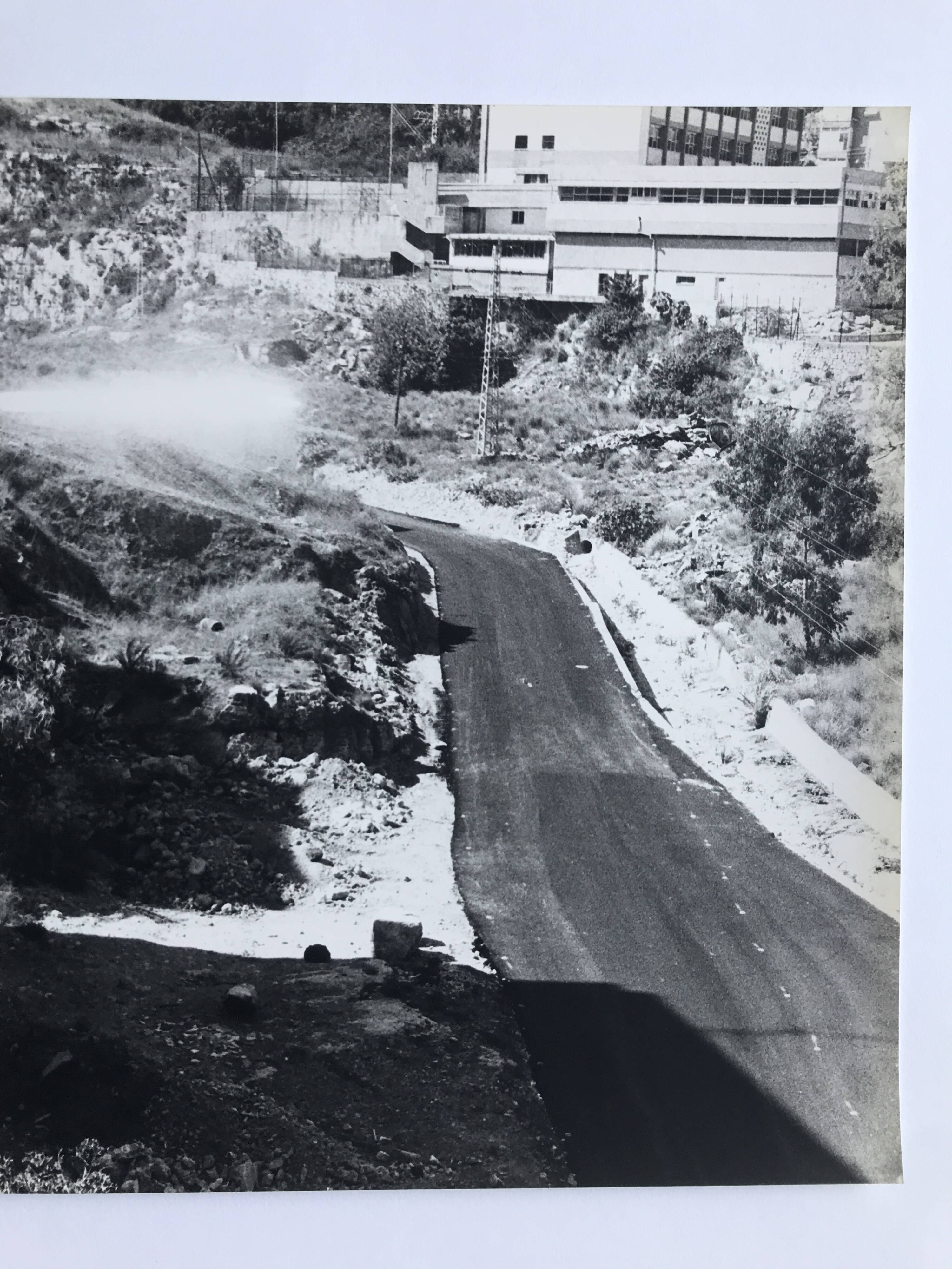 Rosine NUSIMOVICI, Untitled (Road), c 1980. Black and white silver print