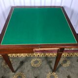 Table à jeu style Louis XVI - Directoire acajou