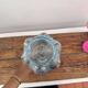 Blue glass carafe