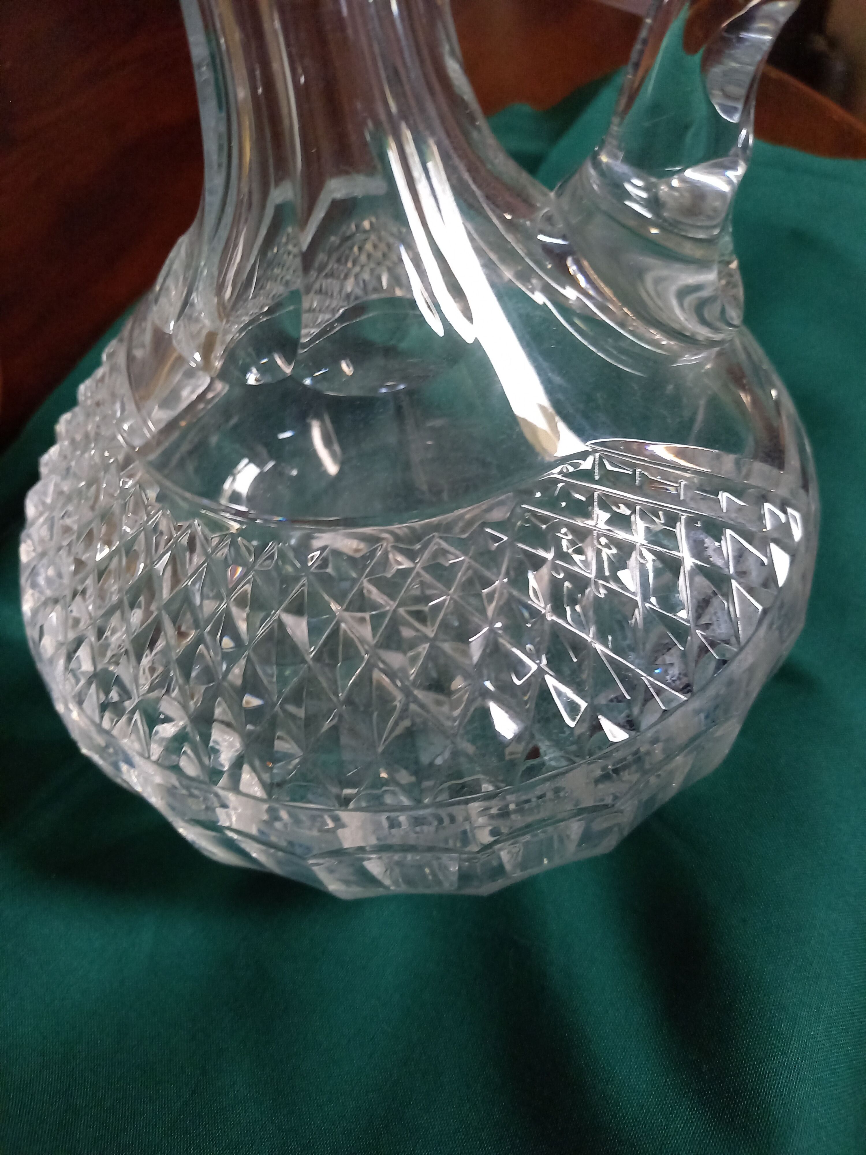 Carafe à décanter en cristal de baccarat