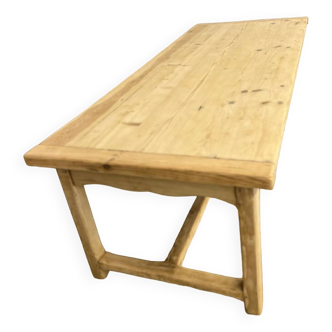 Large solid fir farm table