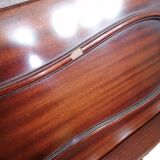 Trumeau (secretary desk) vintage con vetrina, anni 50