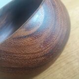 Turned wood bowl