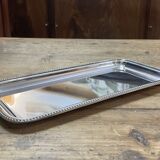 Small rectangular and beaded silver metal top