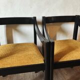 Four designer armchairs