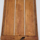 Wooden tray with ram horn handles