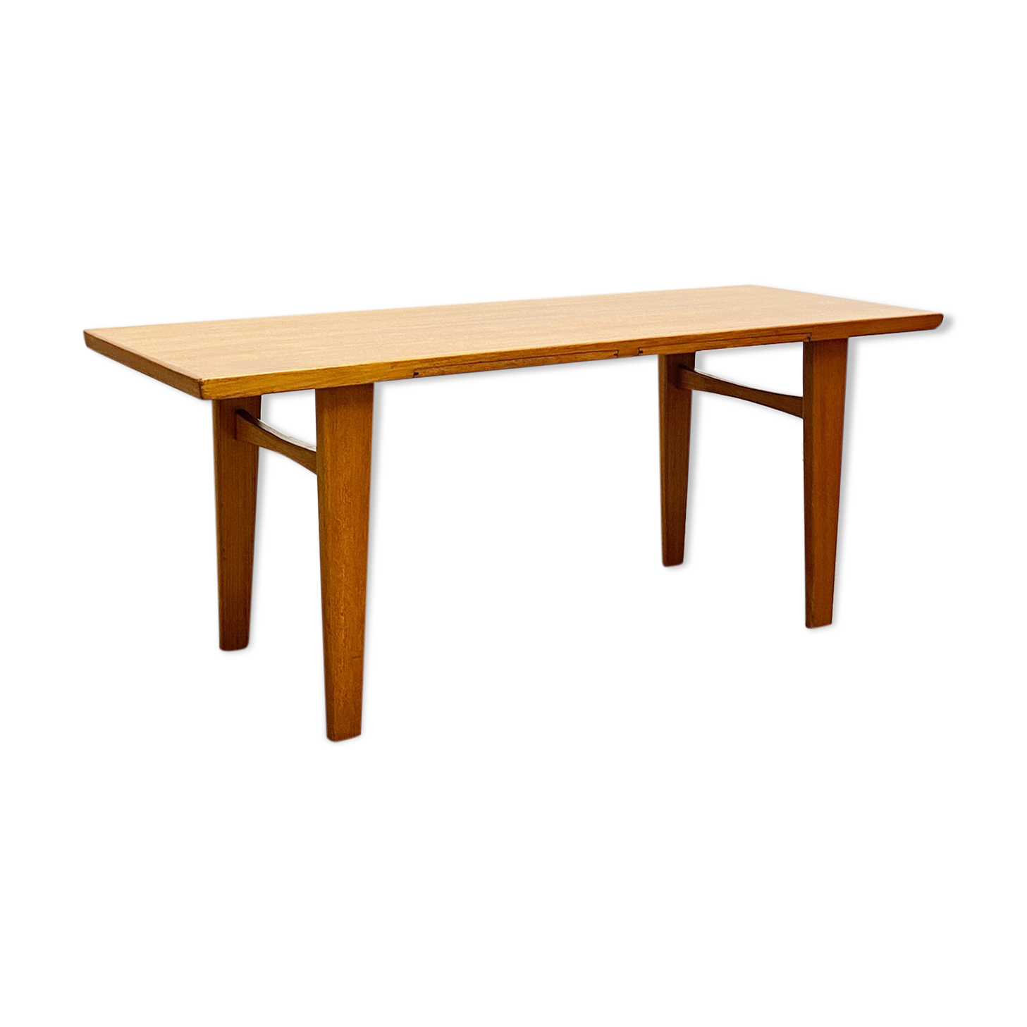 Mid Century Teak Coffee Table, Sofa Table, 1950s, 1960s