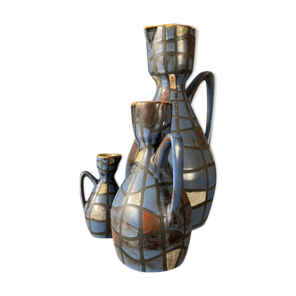 Vases Ceramano Karo, ensemble de 3