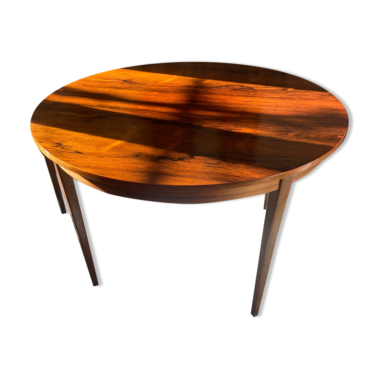Vintage rosewood table and chair set