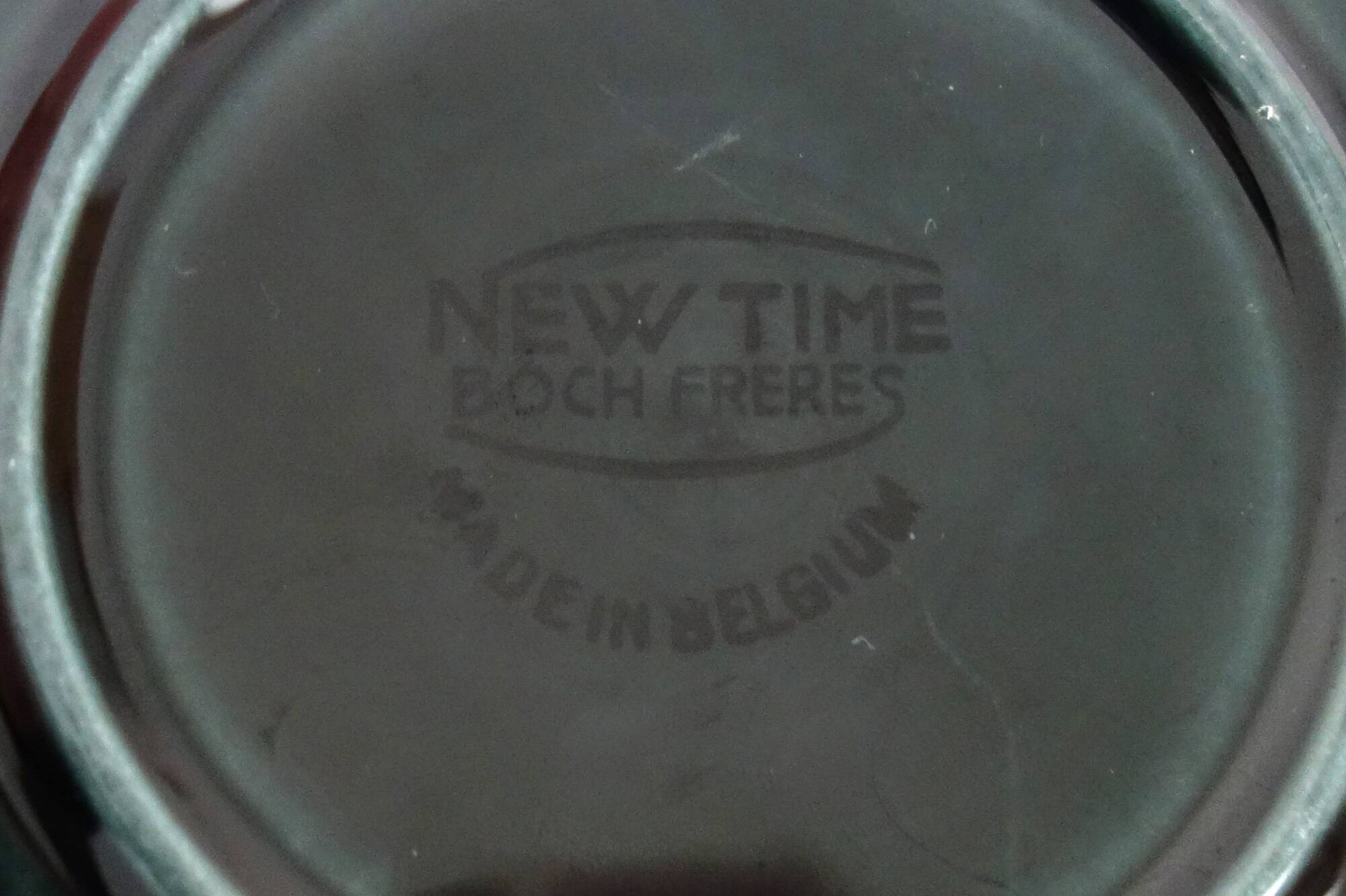 2 cups with saucers New Time Boch Frères 1955