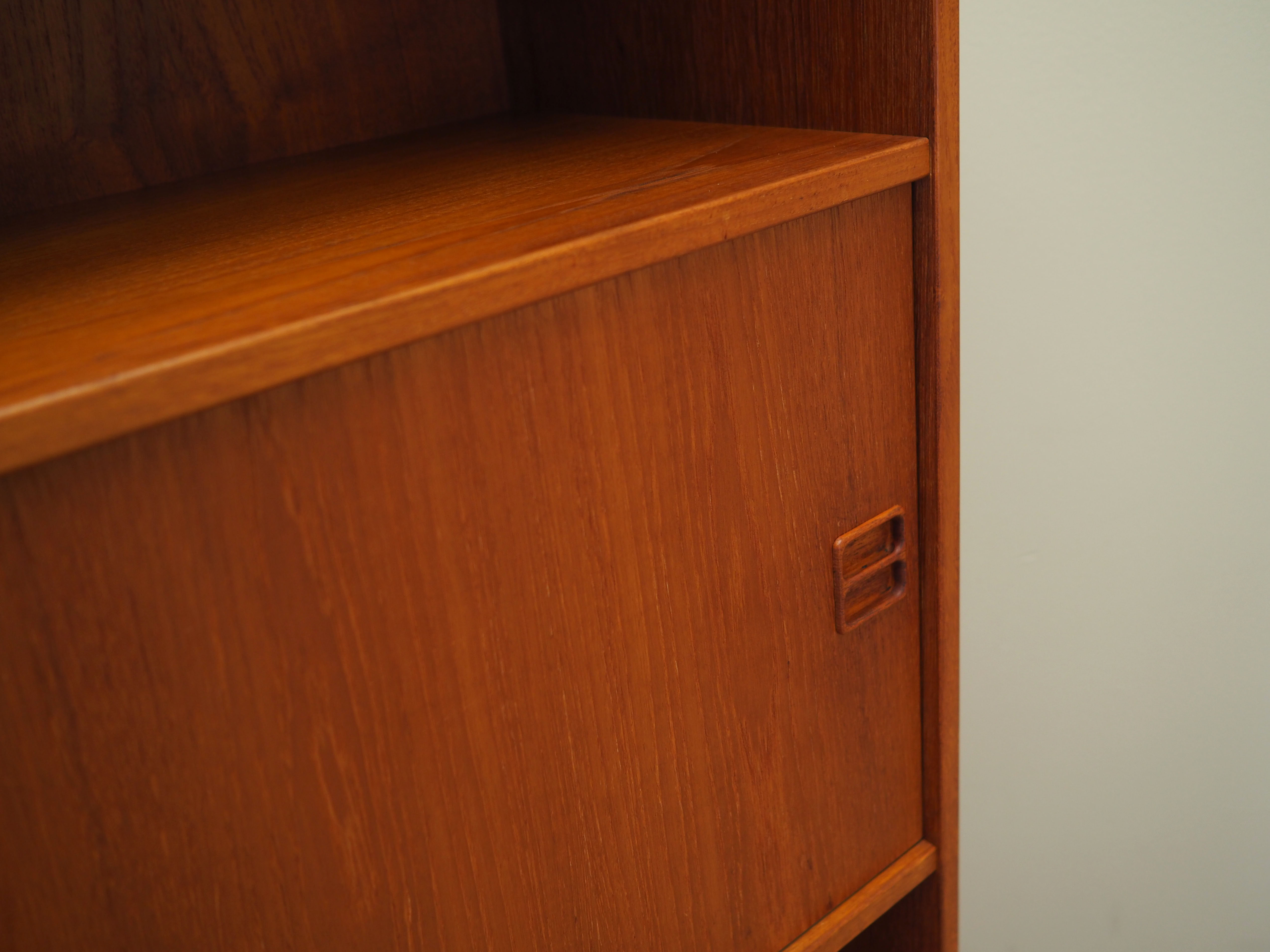 Teak bookcase, Danish design, 1960s, production: Denmark