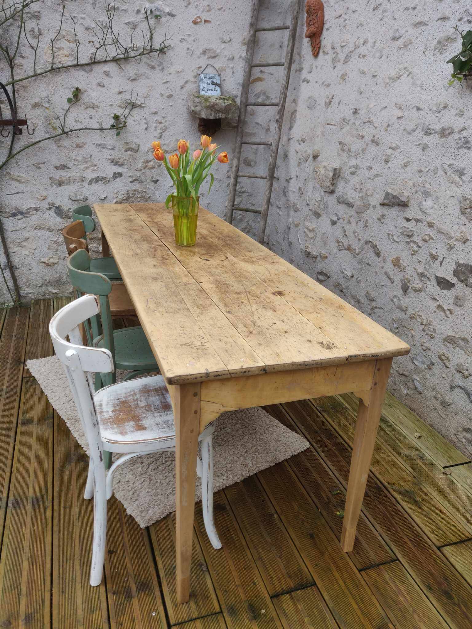 Old farm table