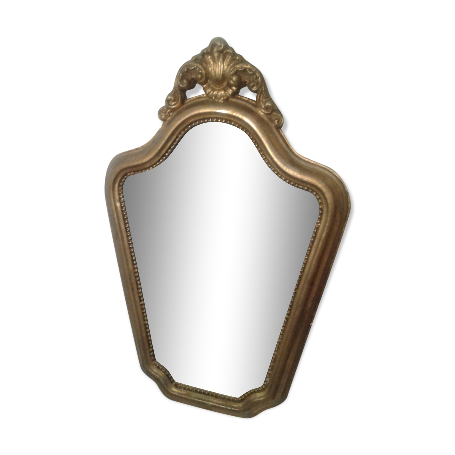 Golden mirror 25x39cm