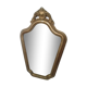 Golden mirror 25x39cm