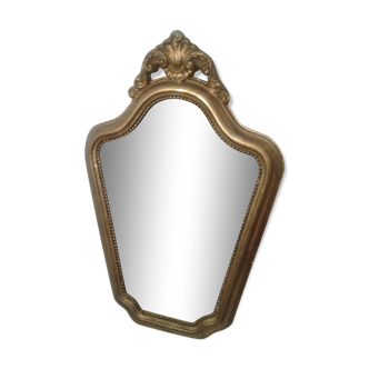Miroir doré 25x39cm