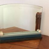 Antique vintage beveled mirror.