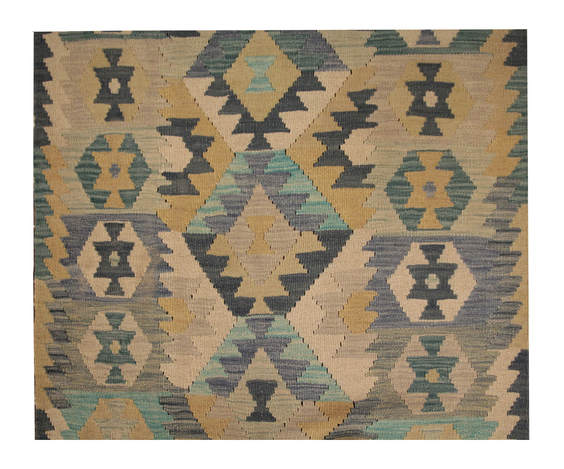 Traditional hand woven kilim runner rug 87x300cm